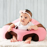 Fauteuil bébé assis - Rose et Marron - Mon Doux Cocon