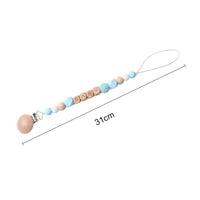 L'attache tétine à perles mesure 31 cm de long- Mon Doux Cocon