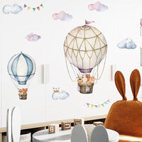 Stickers chambre de bébé - Autocollants à motif de montgolfières - Mon Doux Cocon